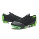 Buty piłkarskie - Meskie - Nike Mercurial Vapor XII Pro FG Zielony Czarny