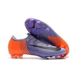 2018 CR7 Buty piłkarskie Nike Mercurial Vapor XII 360 Elite FG Metaliczny Złoty Biały Niebieski