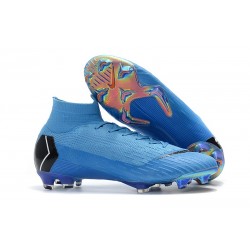 Nowe Nike Mercurial Superfly VI 360 Elite FG Korki Pilkarskie - Niebieskie Czarne