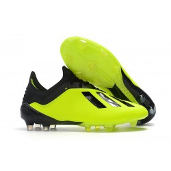 Meskie Buty piłkarskie Adidas X 18.1 FG Żółty Czarny