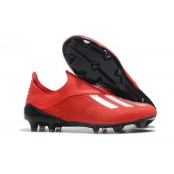 Korki Piłkarskie Nowe Adidas X 18+ FG Czerwony Srebro