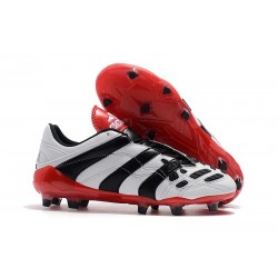 Korki Piłkarskie Adidas Predator Accelerator Electricity FG Biały Czarny Czerwony