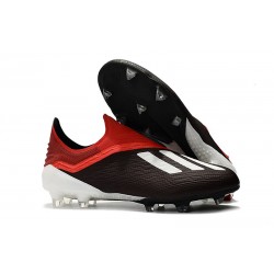 Korki Piłkarskie Tanie adidas X 18+ FG Czarny Czerwony Biały