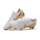 Nike Mercurial Vapor 12 Elite FG Korki Pilkarskie Biały Złoto