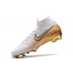 Nike Mercurial Superfly 6 Elite FG Buty Piłkarskie Biały Złoto