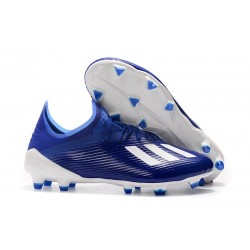 Buty Piłkarskie adidas X 19.1 FG Niebieski Biały