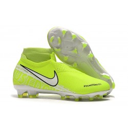 Nike Phantom VSN Elite DF FG - Fluorescencyjny Żółty Biały