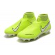 Nike Phantom VSN Elite DF FG - Fluorescencyjny Żółty Biały