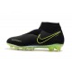Meskie Buty piłkarskie Nike Phantom VSN Elite DF FG - Czarny Fluorescencyjny Żółty