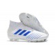 Adidas Predator 19+ FG Buty Piłkarskie - Biały Niebieski
