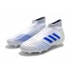 Adidas Predator 19+ FG Buty Piłkarskie - Biały Niebieski