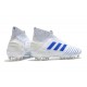 Adidas Predator 19+ FG Buty Piłkarskie - Biały Niebieski