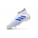 Adidas Predator 19+ FG Buty Piłkarskie - Biały Niebieski