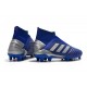 Adidas Predator 19+ FG Buty Piłkarskie - Niebieski Srebro