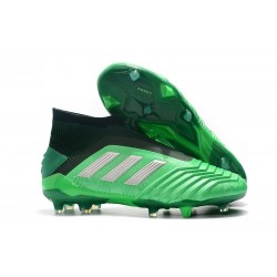 Adidas Predator 19+ FG Buty Piłkarskie - Zielony Czarny