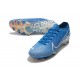 Buty piłkarskie korki Nike Mercurial Vapor 13 Elite FG Niebieski Biały