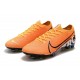 Buty piłkarskie korki Nike Mercurial Vapor 13 Elite FG Pomarańczowy Biały