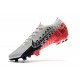 Buty Neymar Nike Mercurial Vapor 13 Elite FG NJR Platyna Czarny Czerwony