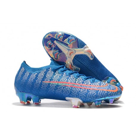 Buty piłkarskie korki Nike Mercurial Vapor 13 Elite FG Niebieski Czerwony