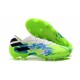 Buty Piłkarskie adidas Nemeziz 19.1 FG - Biały Zielony Niebieski