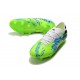 Buty Piłkarskie adidas Nemeziz 19.1 FG - Biały Zielony Niebieski