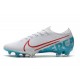 Buty piłkarskie korki Nike Mercurial Vapor 13 Elite FG Biały Niebieski