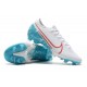 Buty piłkarskie korki Nike Mercurial Vapor 13 Elite FG Biały Niebieski