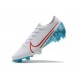 Buty piłkarskie korki Nike Mercurial Vapor 13 Elite FG Biały Niebieski