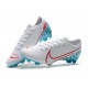 Buty piłkarskie korki Nike Mercurial Vapor 13 Elite FG Biały Niebieski