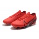 Buty piłkarskie korki Nike Mercurial Vapor 13 Elite FG Czarny Czerwony