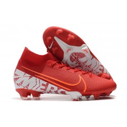 Nike Mercurial Superfly VII Elite FG Korki - Czerwony Biały