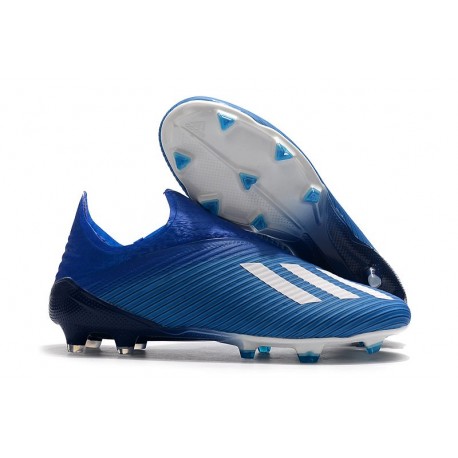 adidas Predator 19+ FG Korki Pilkarskie - Niebieski Biały