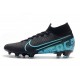 Nike Mercurial Superfly VII Elite FG Korki - Czarny Niebieski