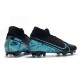 Nike Mercurial Superfly VII Elite FG Korki - Czarny Niebieski