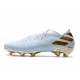 Buty Piłkarskie adidas Nemeziz 19.1 FG - Niebieski Złoty Biały