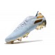 Buty Piłkarskie adidas Nemeziz 19.1 FG - Niebieski Złoty Biały