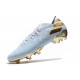 Buty Piłkarskie adidas Nemeziz 19.1 FG - Niebieski Złoty Biały