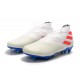 Adidas Buty Piłkarskie Nemeziz 19+ FG - Biały Pomarańczowy
