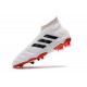 Korki Pilkarskie adidas Predator Mania 19+FG ADV Biały Czerwony Czarny