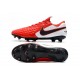 Buty Piłkarskie Tiempo Legend 8 Elite FG Biały Czerwony Czarny