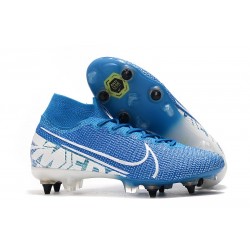 Nike Mercurial Superfly 7 Elite SG-PRO AC Niebieski Biały