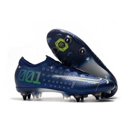 Nike Mercurial Vapor 13 Elite SG PRO Anti Clog niebieski żółty biały