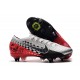 Nike Mercurial Vapor 13 Elite SG PRO AC Neymar Chrom Czarny Czerwony Platyna