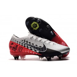 Nike Mercurial Vapor 13 Elite SG PRO AC Neymar Chrom Czarny Czerwony Platyna