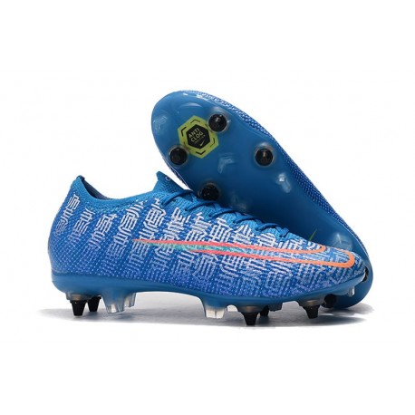 Nike Mercurial Vapor 13 Elite SG PRO Anti Clog Niebieski Czerwony