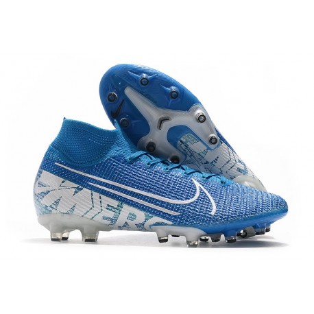 Nike Mercurial Superfly VII Elite AG PRO Niebieski Biały