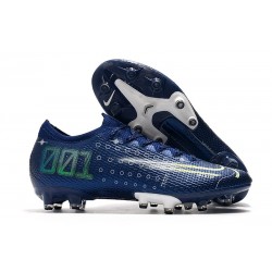 Nike Mercurial Vapor XIII Elite AG-PRO AC Niebieski Fluorescencyjny Zółty Biały