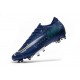 Nike Mercurial Vapor XIII Elite AG-PRO AC Niebieski Fluorescencyjny Zółty Biały