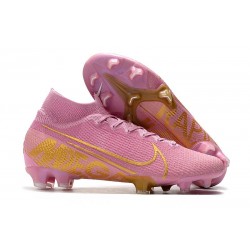 Buty Piłkarskie Nike Mercurial Superfly 7 Elite FG -Różowy Złoto