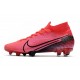 Buty Piłkarskie Nike Mercurial Superfly 7 Elite FG - Czerwony Czarny
